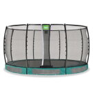EXIT Allure Premium inground trampoline ø427cm - groen