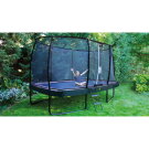 EXIT Elegant Premium trampoline complete set 244x427cm - zwart