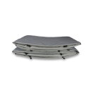 EXIT beschermrand InTerra groundlevel trampoline 214x366cm - grijs