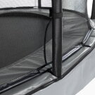 EXIT Elegant Premium inground trampoline ø427cm met Deluxe veiligheidsnet - grijs