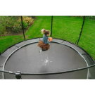 EXIT Dynamic groundlevel trampoline ø427cm met veiligheidsnet - zwart