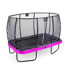 EXIT Elegant Premium trampoline 214x366cm met Deluxe veiligheidsnet - paars