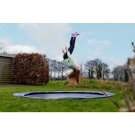 EXIT InTerra groundlevel sports trampoline &oslash;244cm - zwart
