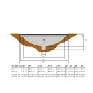EXIT Supreme groundlevel trampoline ø427cm met veiligheidsnet - zwart