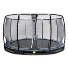 EXIT Elegant Premium inground trampoline ø427cm met Deluxe veiligheidsnet - zwart