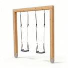 EXIT Linea Massiv 140 dubbele houten schommel