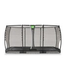 EXIT Allure Premium inground trampoline 244x427cm - zwart