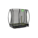 EXIT Silhouette inground trampoline 153x214cm met veiligheidsnet - zwart