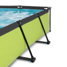 EXIT Lime zwembad 300x200x65cm met filterpomp - groen