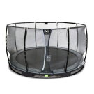 EXIT Elegant Premium inground trampoline ø427cm met Deluxe veiligheidsnet - zwart
