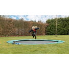 EXIT Supreme groundlevel trampoline ø305cm - grijs