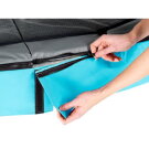 EXIT Elegant trampoline 244x427cm met Economy veiligheidsnet - blauw