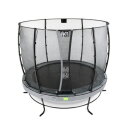 EXIT Elegant trampoline ø253cm met Economy veiligheidsnet - grijs