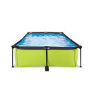 EXIT Lime zwembad 300x200x65cm met filterpomp - groen