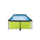 EXIT Lime zwembad 220x150x65cm met filterpomp - groen
