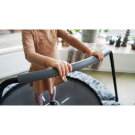 EXIT Tiggy junior trampoline met beugel ø140cm - zwart/grijs