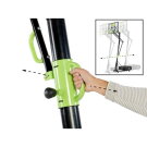 EXIT Galaxy verplaatsbaar basketbalbord op wielen - groen/zwart