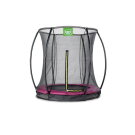 EXIT Silhouette inground trampoline ø183cm met veiligheidsnet - roze