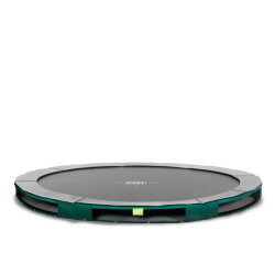 EXIT Elegant Premium inground sports trampoline ø427cm - groen