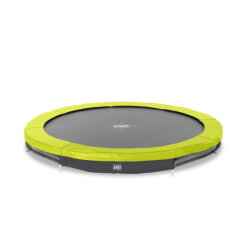 EXIT Silhouette inground sports trampoline ø305cm - groen