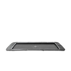 EXIT InTerra groundlevel sports trampoline 244x366cm - zwart