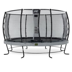 EXIT Elegant Premium trampoline ø427cm met Deluxe veiligheidsnet - grijs