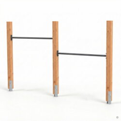 EXIT Linea Robust 110 dubbel houten duikelrek