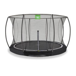 EXIT Black Edition inground trampoline ø366cm - zwart