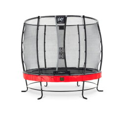 EXIT Elegant Premium trampoline ø253cm met Deluxe veiligheidsnet - rood