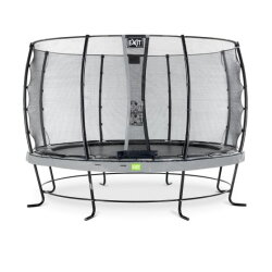 EXIT Elegant trampoline ø366cm met Economy veiligheidsnet - grijs