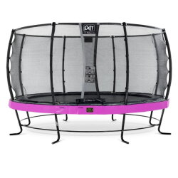 EXIT Elegant Premium trampoline ø427cm met Deluxe veiligheidsnet - paars