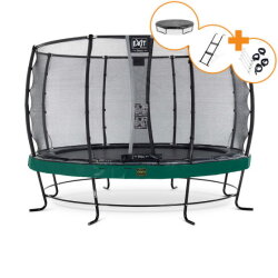 EXIT Elegant Premium trampoline complete set ø366cm - groen