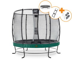 EXIT Elegant Premium trampoline complete set ø253cm - groen
