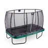 EXIT Elegant Premium trampoline 214x366cm met Deluxe veiligheidsnet - groen