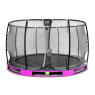 EXIT Elegant Premium inground trampoline ø366cm met Deluxe veiligheidsnet - paars