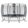 EXIT Elegant trampoline ø427cm met Economy veiligheidsnet - grijs