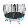 EXIT Elegant trampoline ø427cm met Economy veiligheidsnet - blauw