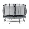 EXIT Elegant Premium trampoline ø366cm met Deluxe veiligheidsnet - grijs