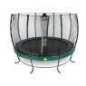 EXIT Elegant trampoline ø427cm met Economy veiligheidsnet - groen