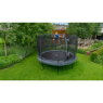 EXIT Elegant trampoline ø253cm met Economy veiligheidsnet - grijs