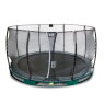 EXIT Elegant inground trampoline ø366cm met Economy veiligheidsnet - groen