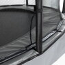 EXIT Elegant Premium inground trampoline 244x427cm met Deluxe veiligheidsnet - grijs