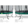 EXIT Elegant Premium trampoline ø366cm met Deluxe veiligheidsnet - groen