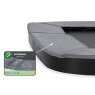 EXIT InTerra groundlevel trampoline 214x366cm - grijs