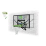 EXIT Galaxy basketbalbord voor muurmontage met dunkring - groen/zwart