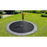 EXIT InTerra groundlevel trampoline ø366cm - grijs