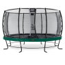EXIT Elegant Premium trampoline ø427cm met Deluxe veiligheidsnet - groen