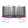 EXIT Twist trampoline ø366cm - roze/grijs
