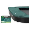 EXIT InTerra groundlevel trampoline 244x427cm - groen