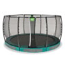 EXIT Allure Premium inground trampoline ø427cm - groen